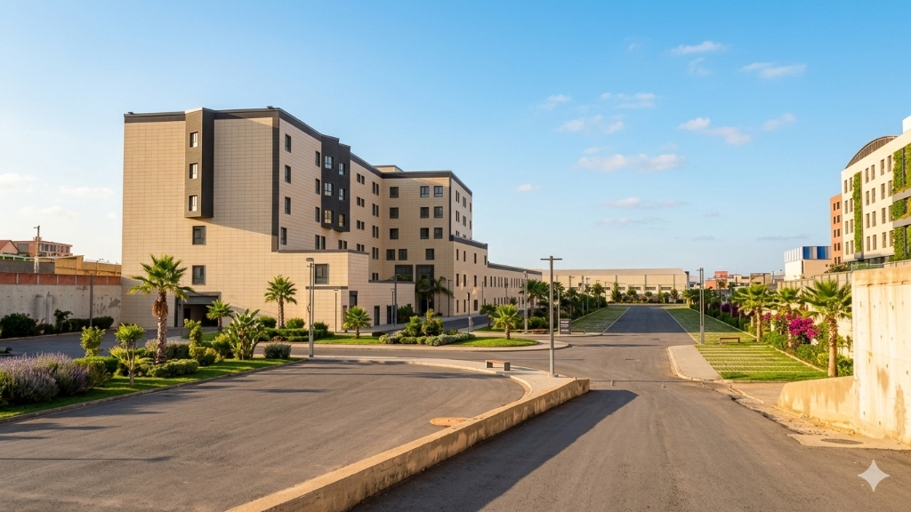 Vue extérieure de l'Hôpital IMEDIC