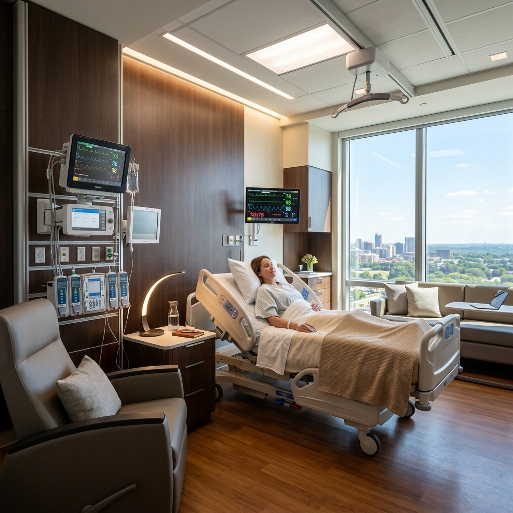 Chambre premium Hôpital IMEDIC